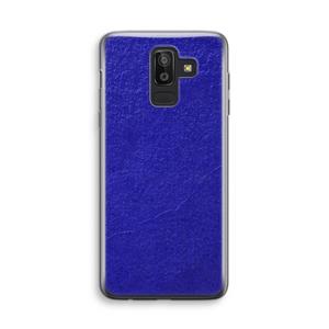 CaseCompany Majorelle Blue: Samsung Galaxy J8 (2018) Transparant Hoesje