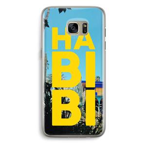 CaseCompany Habibi Majorelle : Samsung Galaxy S7 Edge Transparant Hoesje