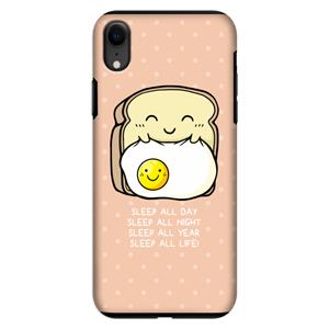 CaseCompany Sleep All Day: iPhone XR Tough Case