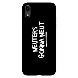 CaseCompany Neuters (zwart): iPhone XR Tough Case
