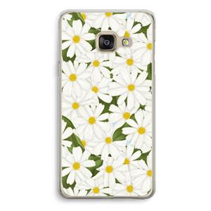 CaseCompany Summer Daisies: Samsung A3 (2017) Transparant Hoesje