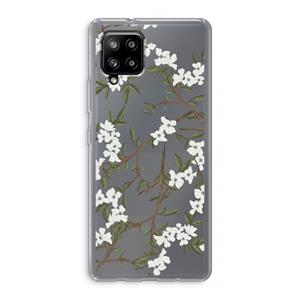 CaseCompany Blossoming spring: Samsung Galaxy A42 5G Transparant Hoesje