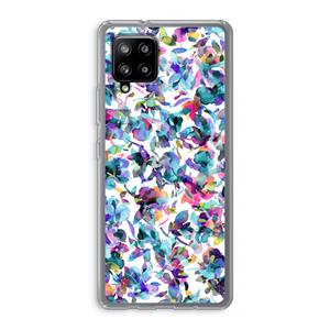 CaseCompany Hibiscus Flowers: Samsung Galaxy A42 5G Transparant Hoesje