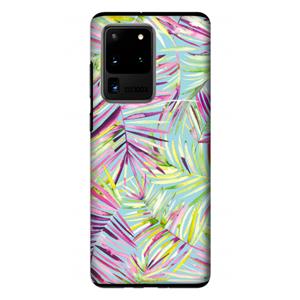 CaseCompany Tropical Palms Blue: Samsung Galaxy S20 Ultra Tough Case