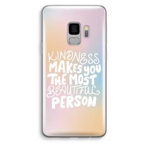 CaseCompany The prettiest: Samsung Galaxy S9 Transparant Hoesje