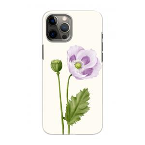 CaseCompany Purple poppy: Volledig geprint iPhone 12 Pro Hoesje