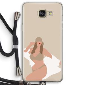 CaseCompany One of a kind: Samsung Galaxy A5 (2016) Transparant Hoesje met koord