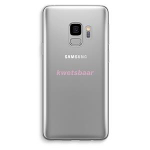 CaseCompany kwetsbaar: Samsung Galaxy S9 Transparant Hoesje