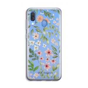 CaseCompany Botanical sweet flower heaven: Samsung Galaxy A40 Transparant Hoesje