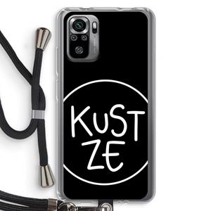 CaseCompany KUST ZE: Xiaomi Redmi Note 10S Transparant Hoesje met koord