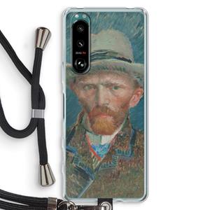 CaseCompany Van Gogh: Sony Xperia 5 III Transparant Hoesje met koord