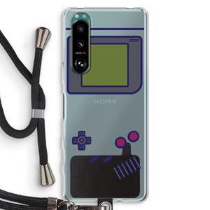 CaseCompany Game On: Sony Xperia 5 III Transparant Hoesje met koord