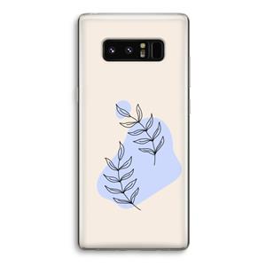 CaseCompany Leaf me if you can: Samsung Galaxy Note 8 Transparant Hoesje