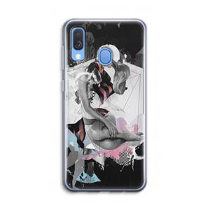 CaseCompany Camouflage de sommeil: Samsung Galaxy A40 Transparant Hoesje
