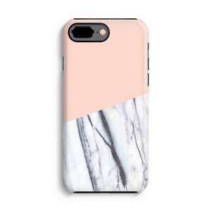 CaseCompany A touch of peach: iPhone 8 Plus Tough Case
