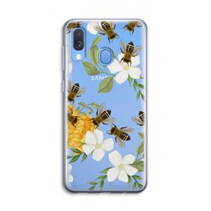 CaseCompany No flowers without bees: Samsung Galaxy A40 Transparant Hoesje