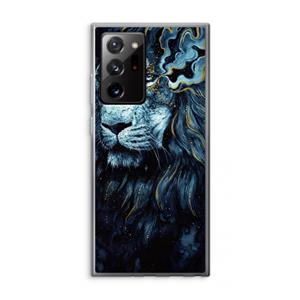 CaseCompany Darkness Lion: Samsung Galaxy Note 20 Ultra / Note 20 Ultra 5G Transparant Hoesje