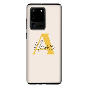 CaseCompany Amber Script: Samsung Galaxy S20 Ultra Tough Case