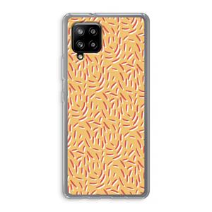 CaseCompany Camouflage: Samsung Galaxy A42 5G Transparant Hoesje
