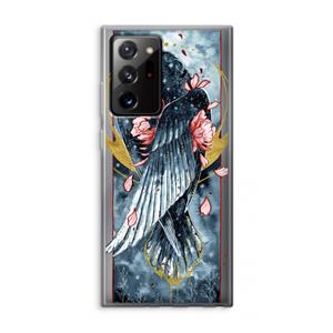CaseCompany Golden Raven: Samsung Galaxy Note 20 Ultra / Note 20 Ultra 5G Transparant Hoesje