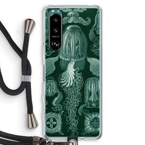 CaseCompany Haeckel Cubomedusae: Sony Xperia 5 III Transparant Hoesje met koord