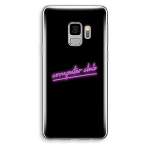 CaseCompany Vice Black: Samsung Galaxy S9 Transparant Hoesje