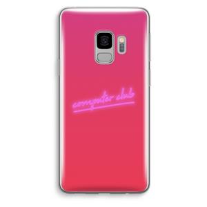CaseCompany Vice Glow: Samsung Galaxy S9 Transparant Hoesje