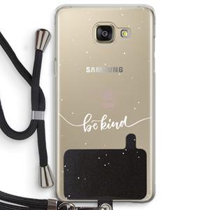 CaseCompany Be(e) kind: Samsung Galaxy A5 (2016) Transparant Hoesje met koord