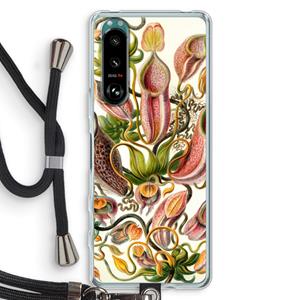 CaseCompany Haeckel Nepenthaceae: Sony Xperia 5 III Transparant Hoesje met koord