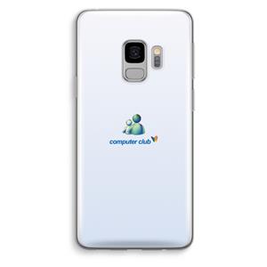 CaseCompany MSN: Samsung Galaxy S9 Transparant Hoesje