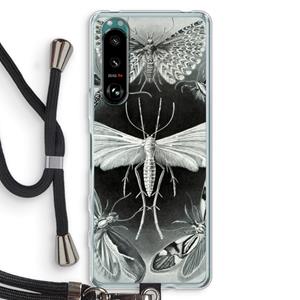 CaseCompany Haeckel Tineida: Sony Xperia 5 III Transparant Hoesje met koord