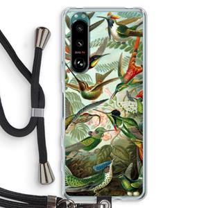 CaseCompany Haeckel Trochilidae: Sony Xperia 5 III Transparant Hoesje met koord