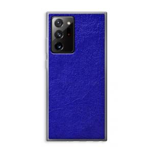 CaseCompany Majorelle Blue: Samsung Galaxy Note 20 Ultra / Note 20 Ultra 5G Transparant Hoesje