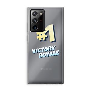 CaseCompany Victory Royale: Samsung Galaxy Note 20 Ultra / Note 20 Ultra 5G Transparant Hoesje