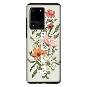 CaseCompany Hello bloemen: Samsung Galaxy S20 Ultra Tough Case