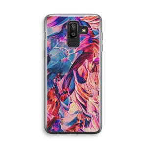 CaseCompany Pink Orchard: Samsung Galaxy J8 (2018) Transparant Hoesje