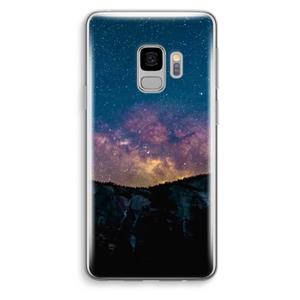 CaseCompany Travel to space: Samsung Galaxy S9 Transparant Hoesje