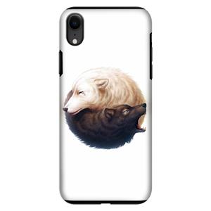CaseCompany Yin Yang Wolves: iPhone XR Tough Case