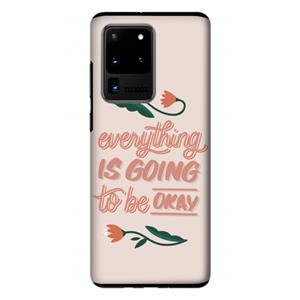 CaseCompany Optimistic flower girl: Samsung Galaxy S20 Ultra Tough Case