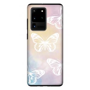 CaseCompany White butterfly: Samsung Galaxy S20 Ultra Tough Case