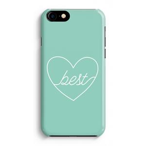 CaseCompany Best heart pastel: iPhone 8 Volledig Geprint Hoesje
