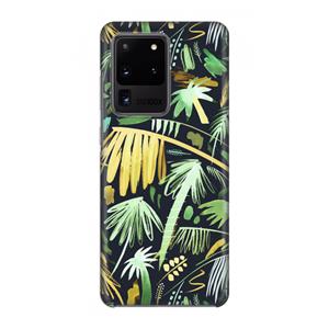 CaseCompany Tropical Palms Dark: Volledig geprint Samsung Galaxy S20 Ultra Hoesje