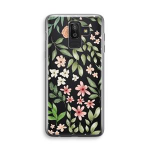 CaseCompany Botanical sweet flower heaven: Samsung Galaxy J8 (2018) Transparant Hoesje
