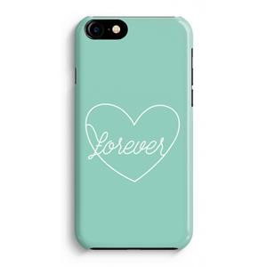 CaseCompany Forever heart pastel: iPhone 8 Volledig Geprint Hoesje