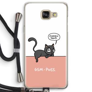 CaseCompany GSM poes: Samsung Galaxy A5 (2016) Transparant Hoesje met koord