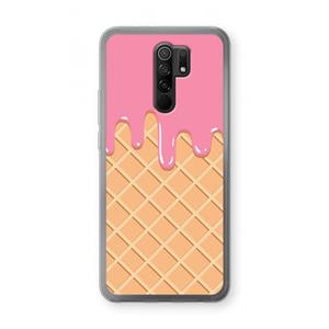 CaseCompany Ice cream: Xiaomi Redmi 9 Transparant Hoesje