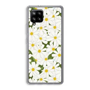 CaseCompany Summer Daisies: Samsung Galaxy A42 5G Transparant Hoesje