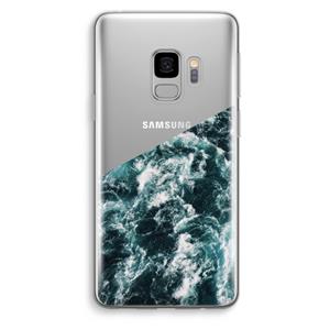 CaseCompany Zee golf: Samsung Galaxy S9 Transparant Hoesje