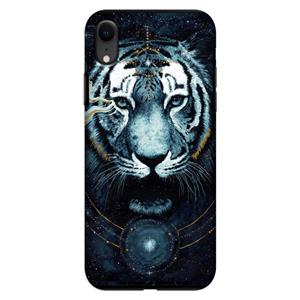 CaseCompany Darkness Tiger: iPhone XR Tough Case