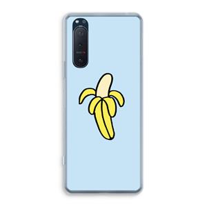 CaseCompany Banana: Sony Xperia 5 II Transparant Hoesje